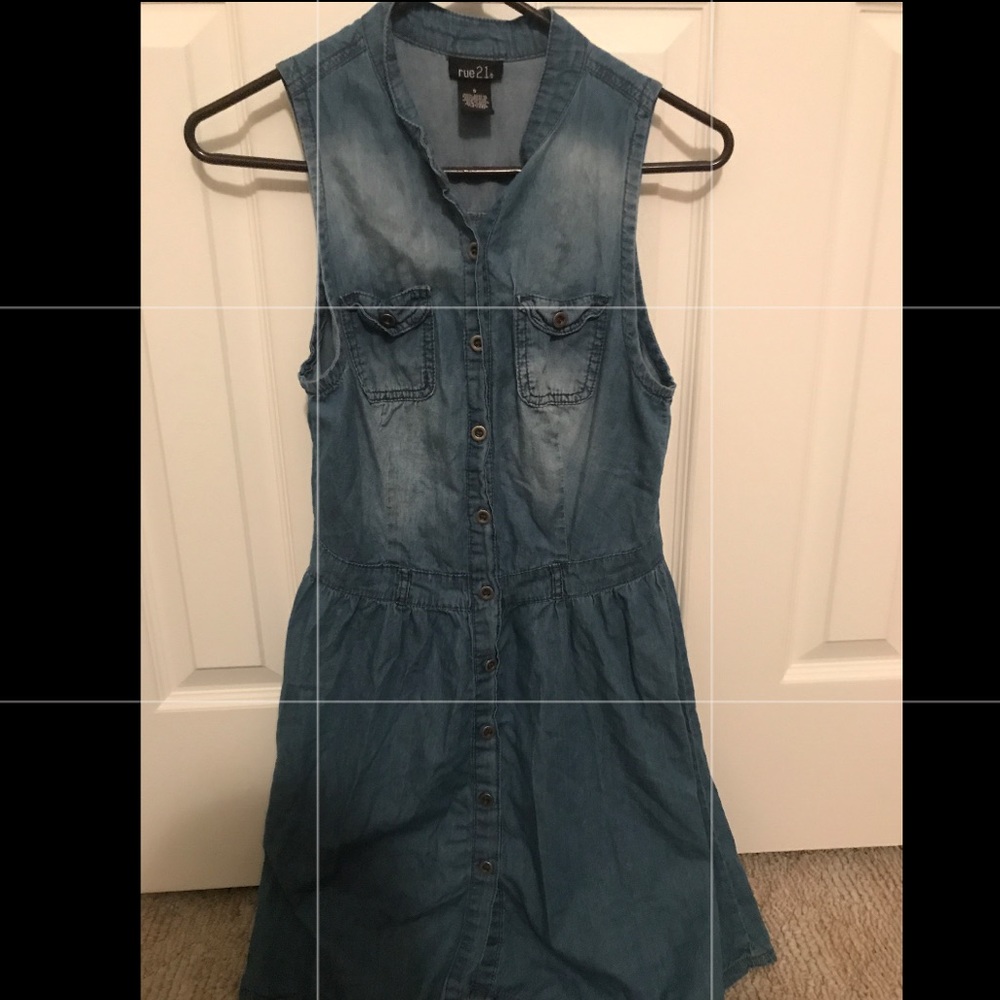 denim tank top dress